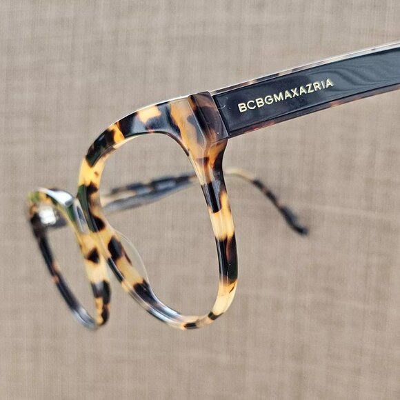 BCBGMAXAZRIA Women Eyeglasses/Sunglasses Frame Brown Tortoise YEARN 55[]16 145 - Picture 1 of 12